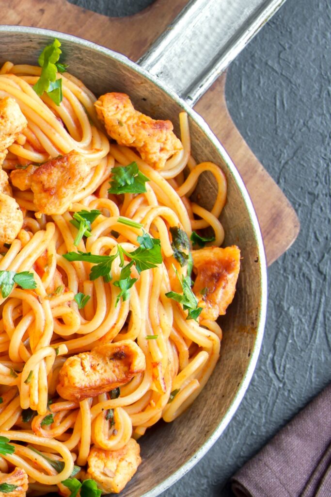 Best Chicken Spaghetti 