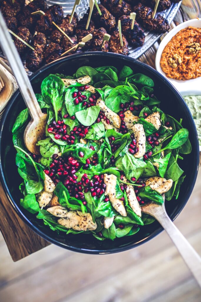 Pomegranate Chicken Salad