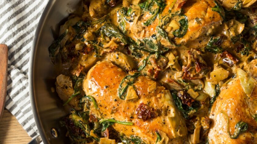 Homemade Creamy Italian Tuscan Chicken