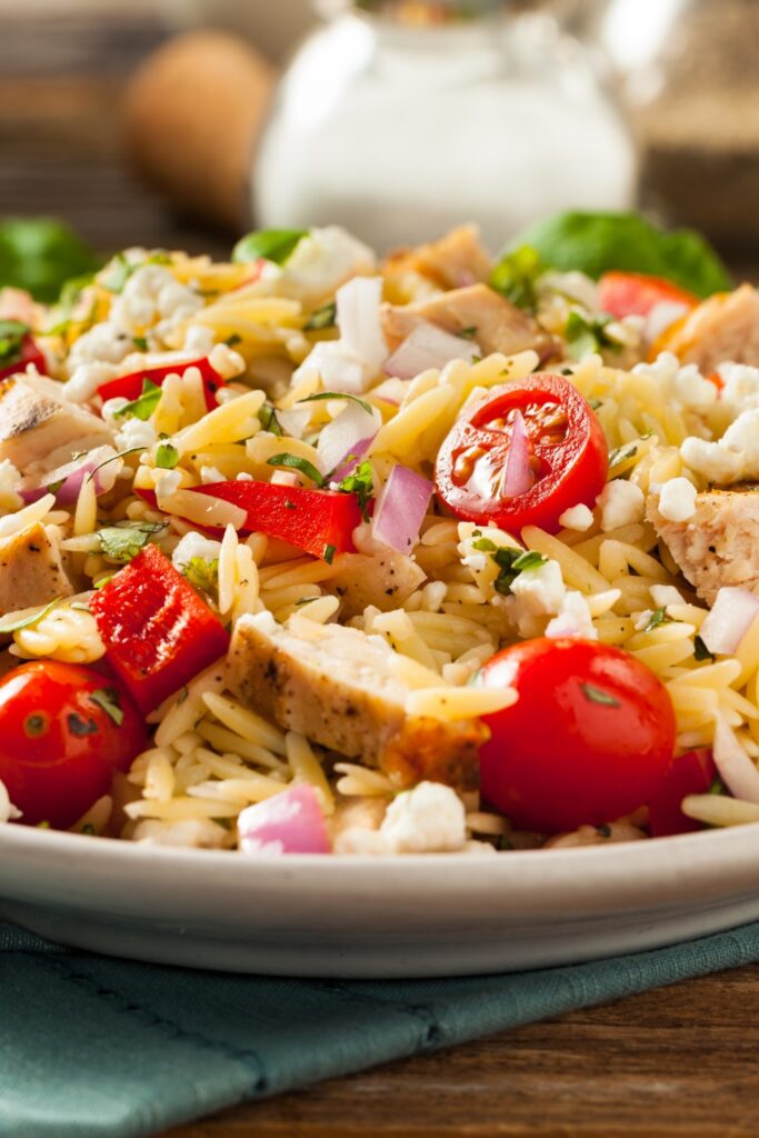 Homemade Chicken Orzo Salad