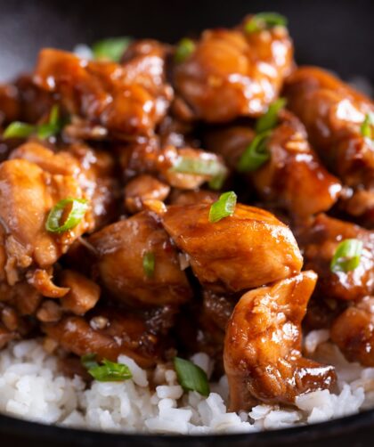 One-Skillet Bourbon Chicken