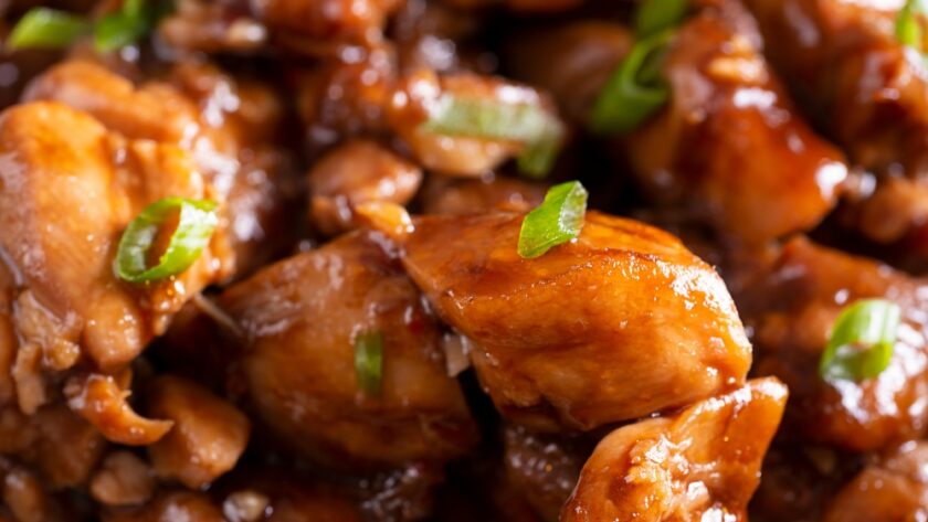 One-Skillet Bourbon Chicken