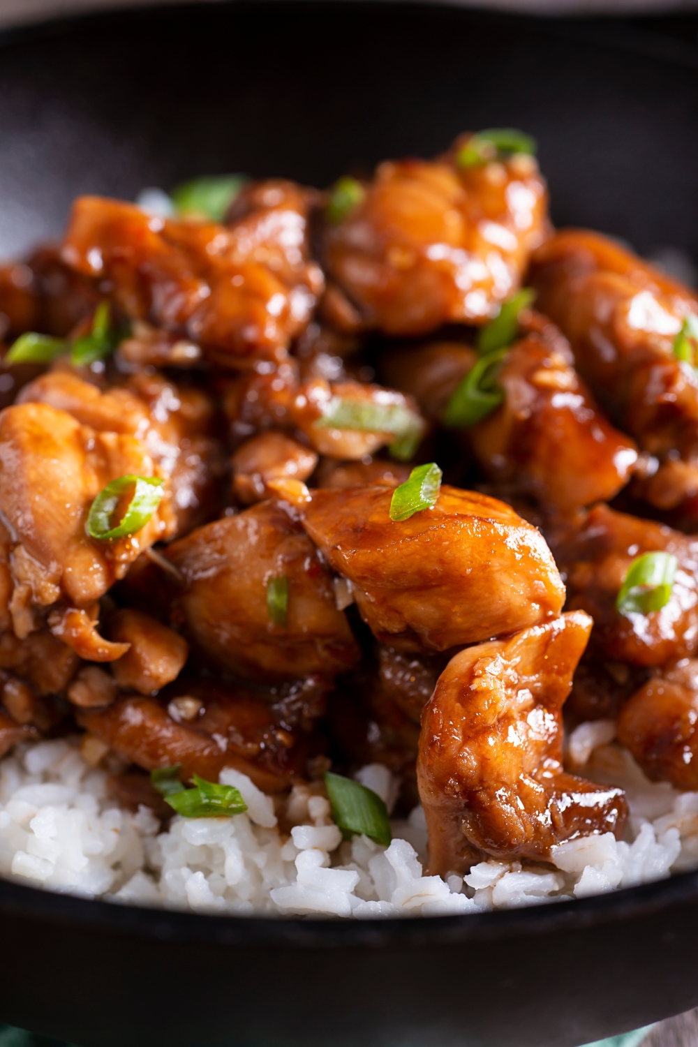 One-Skillet Bourbon Chicken 