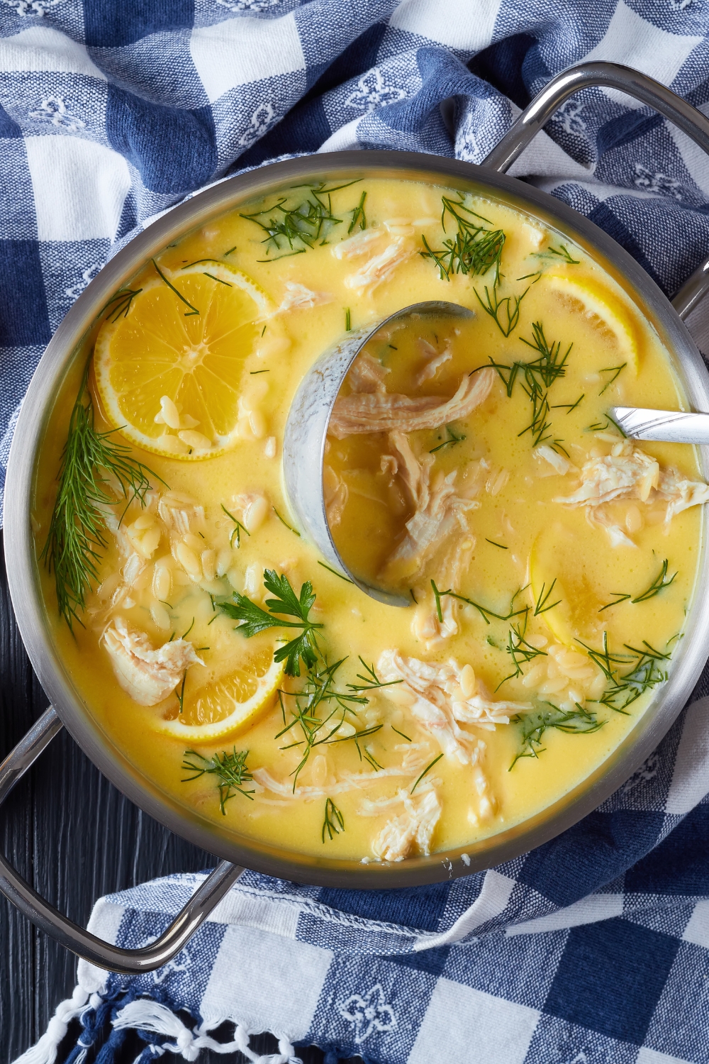 Creamy Greek Chicken Soup