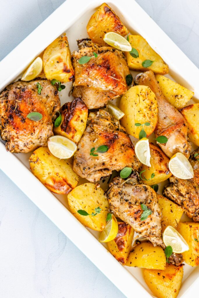 Skillet Lemon Chicken & Potatoes