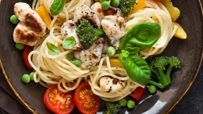 Pasta Chicken Primavera