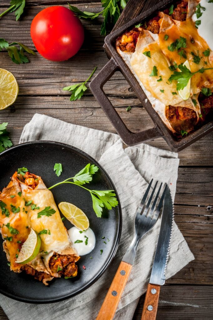 Spicy Chicken Enchiladas Recipe