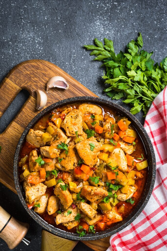 Chicken Stew With Vegetables 