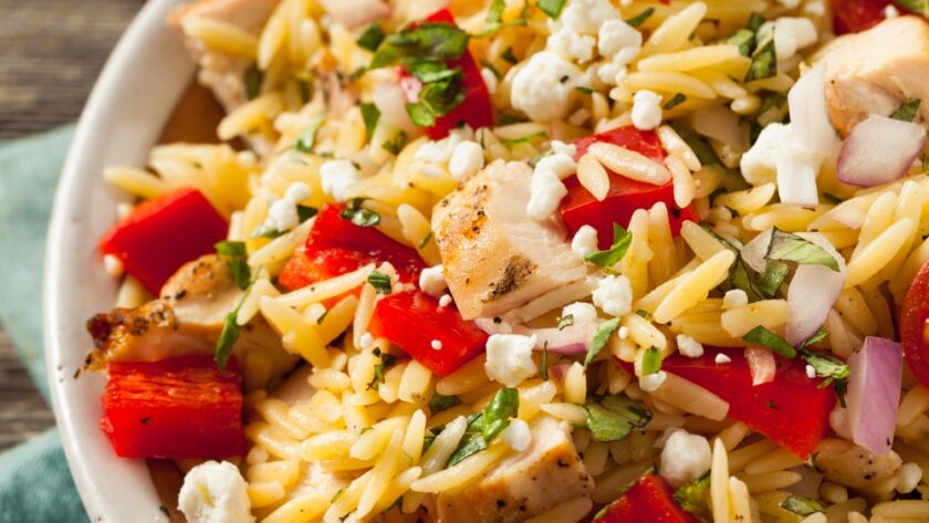 Homemade Chicken Orzo Salad