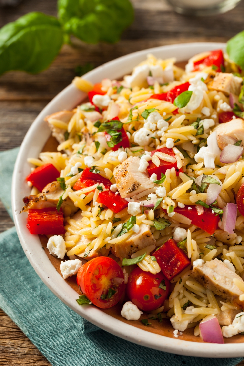 Homemade Chicken Orzo Salad