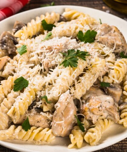 Chicken And Mushrooms Pasta