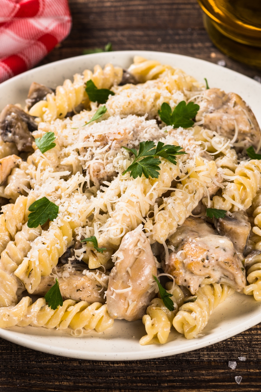 Chicken And Mushrooms Pasta