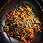 Chicken Fried Noodles With Vegetables