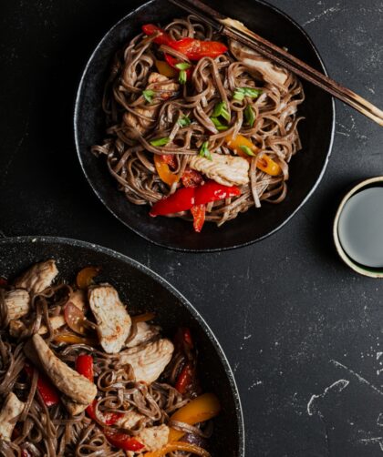 Asian Soba Chicken Noodles