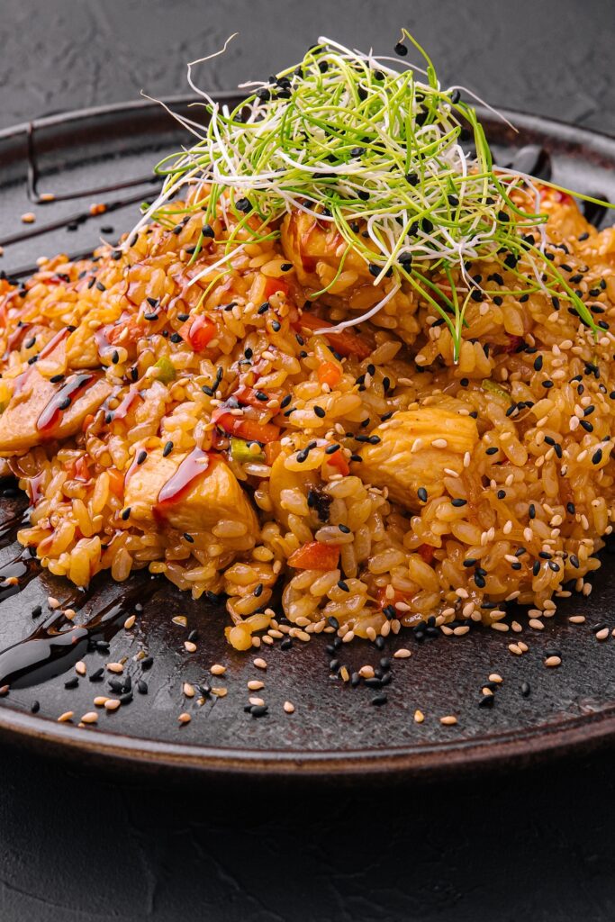 Chinese Fried Rice With Chicken