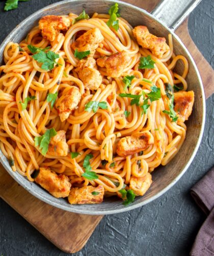 Best Chicken Spaghetti