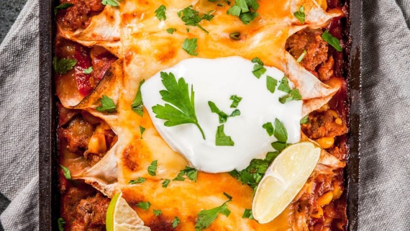 Spicy Chicken Enchiladas Recipe