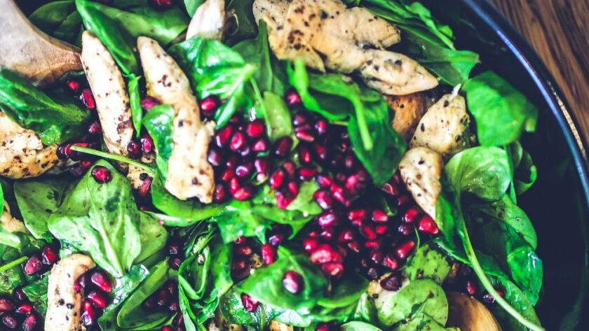 Pomegranate Chicken Salad