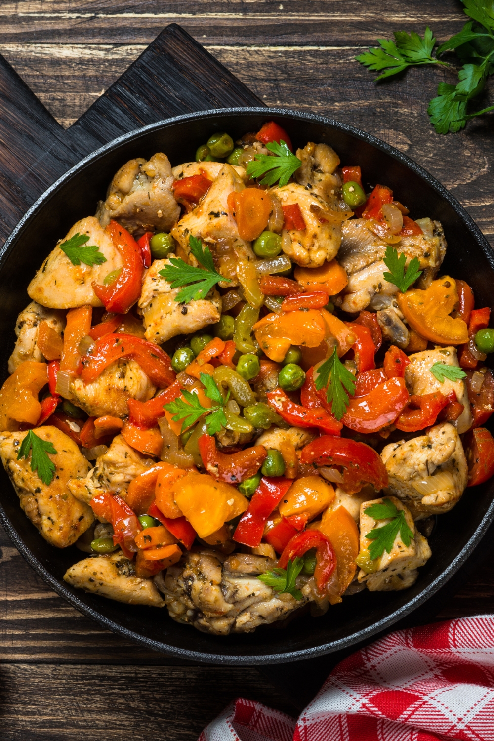 One Pot Chicken and Vegetables Skillet