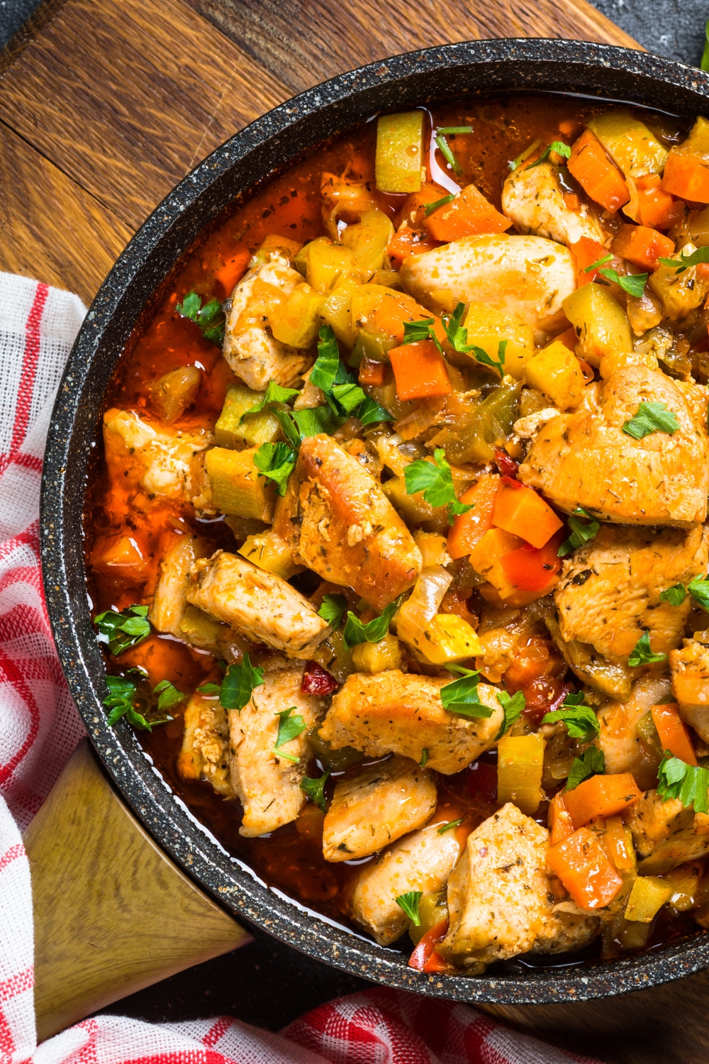 Chicken Stew With Vegetables 