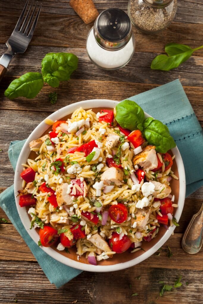 Homemade Chicken Orzo Salad