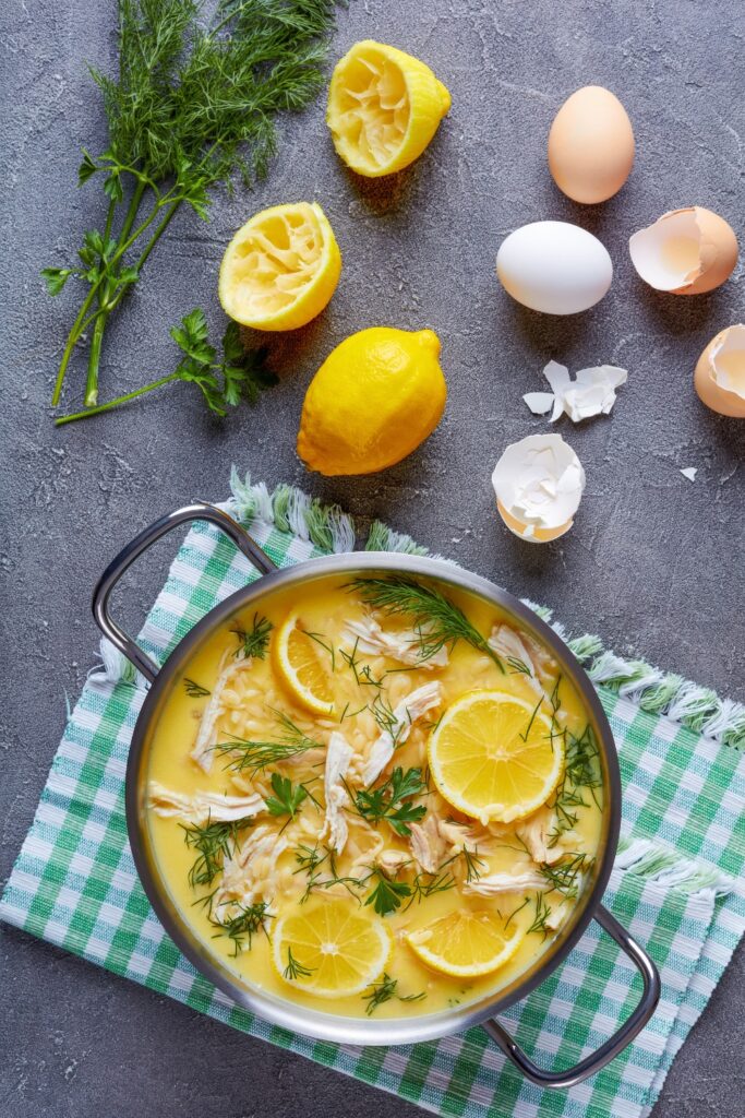Creamy Greek Chicken Soup