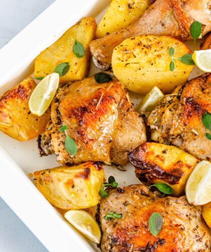 Skillet Lemon Chicken & Potatoes