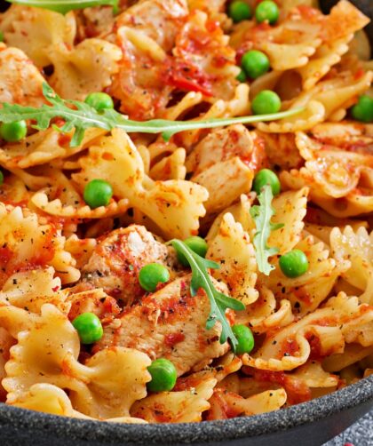 Farfalle Pasta With Chicken Fillet