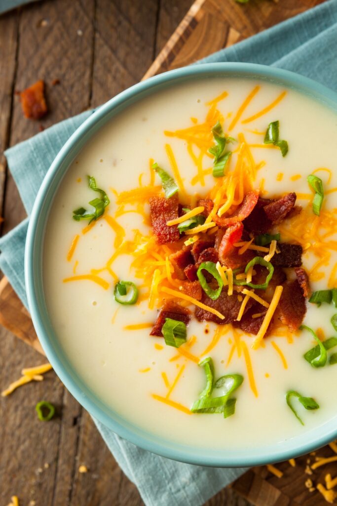 Creamy Loaded Baked Potato Chicken Soup Recipe