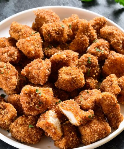 Crispy Fried Breaded Chicken Bites