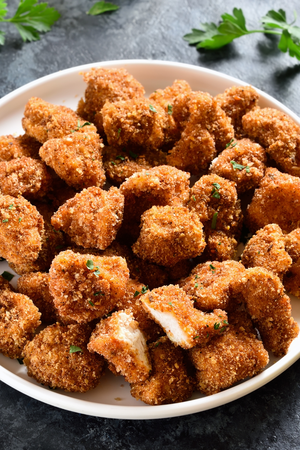 Crispy Fried Breaded Chicken Bites