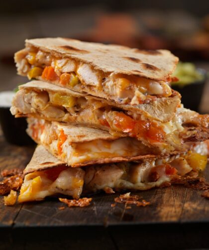 Cheesy Chicken Quesadilla