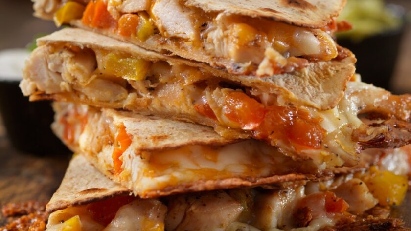 Cheesy Chicken Quesadilla