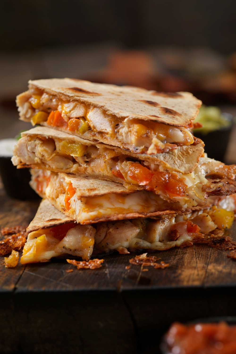 Cheesy Chicken Quesadilla 