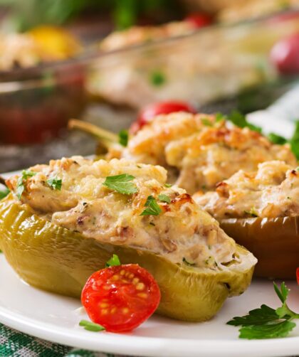 Chicken-Stuffed Peppers