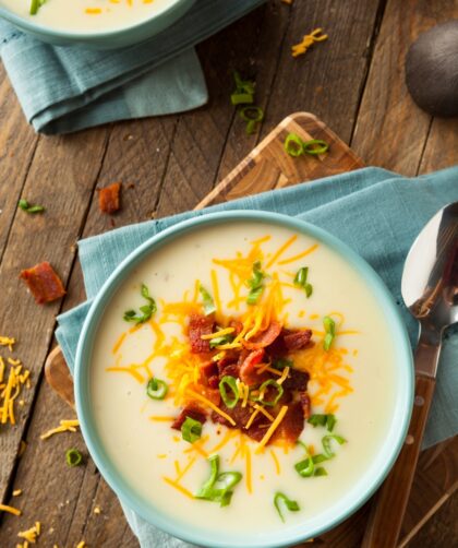 Creamy Loaded Baked Potato Chicken Soup Recipe