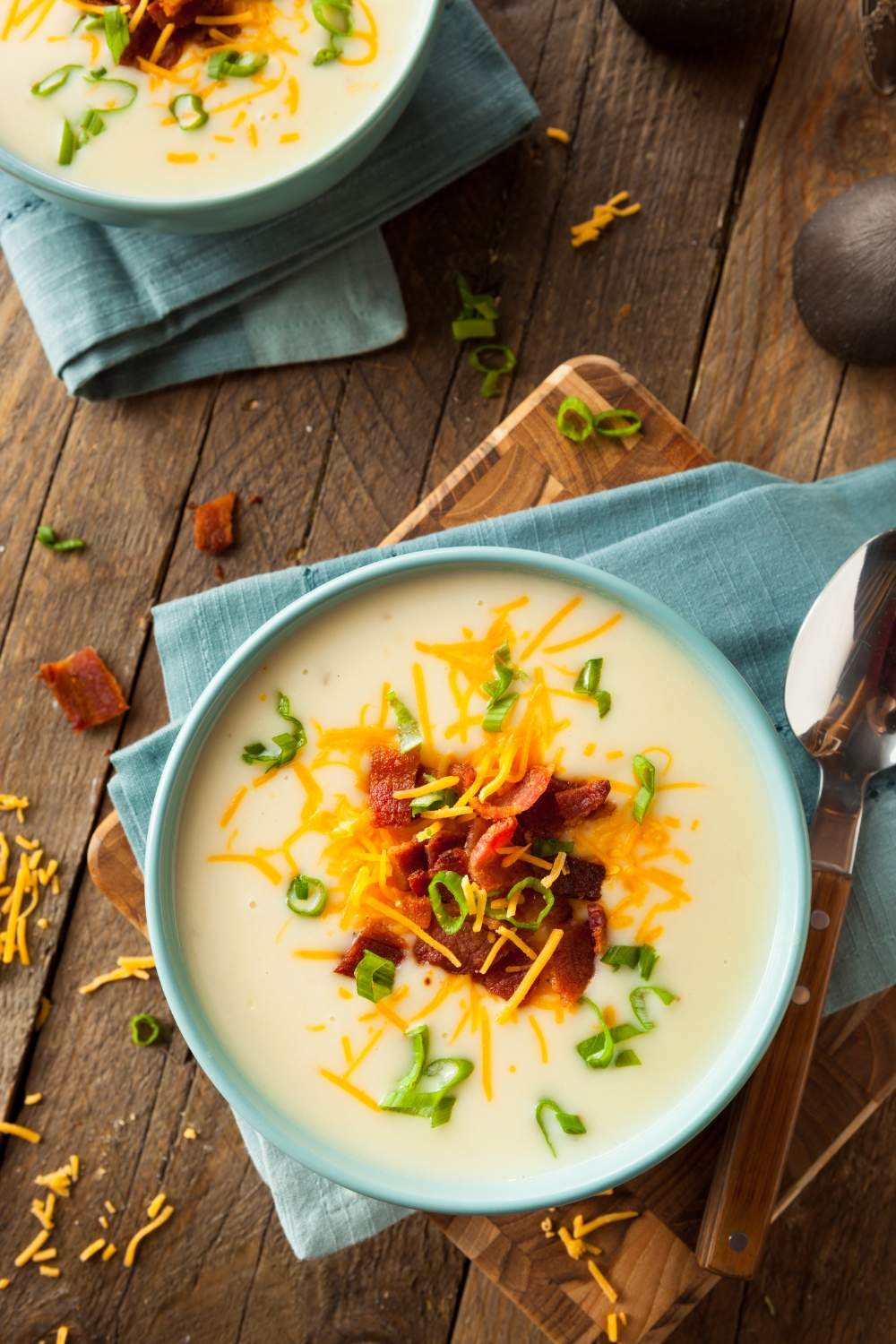 Creamy Loaded Baked Potato Chicken Soup Recipe