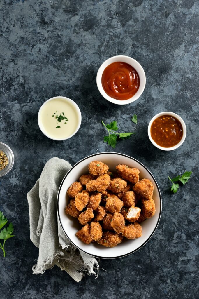 Crispy Fried Breaded Chicken Bites