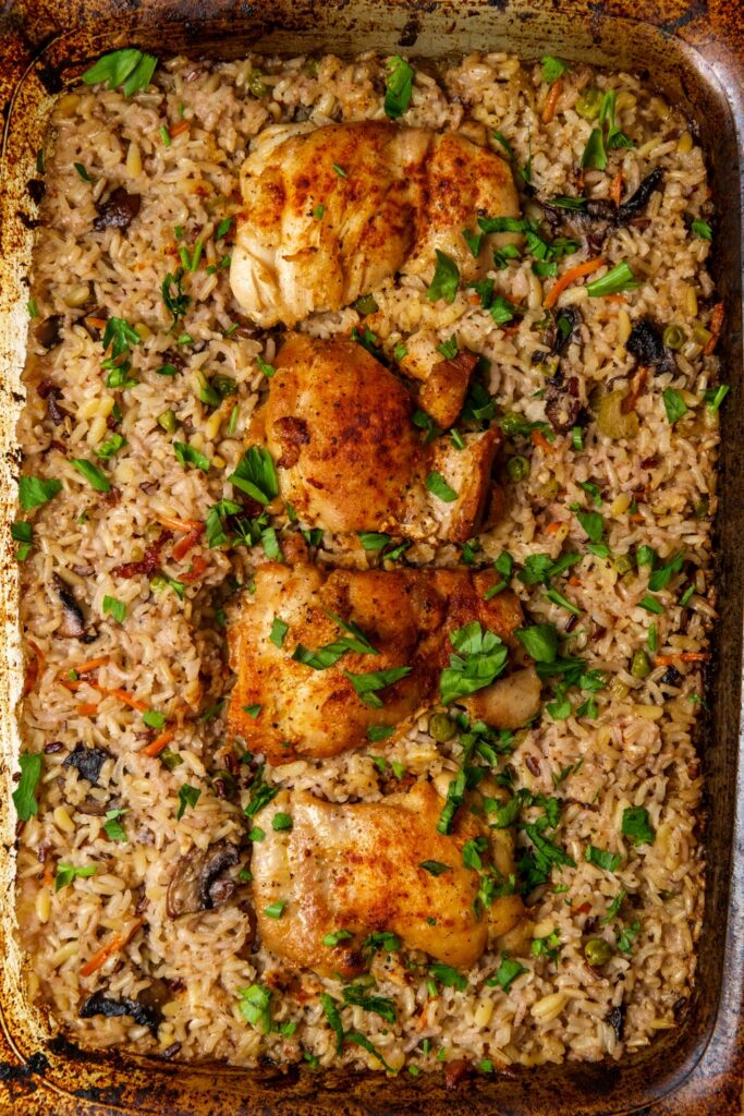 Italian Chicken Rice Casserole Recipe