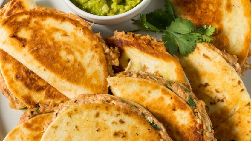 Homemade Mini Chicken Quesadillas⁠