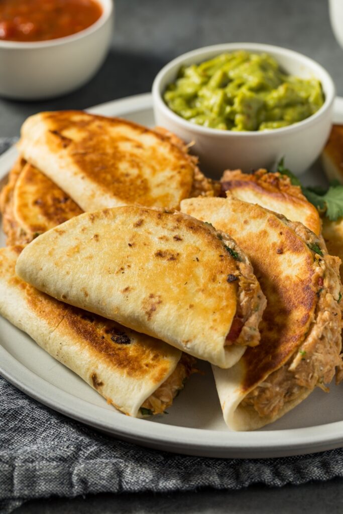 Homemade Mini Chicken Quesadillas⁠